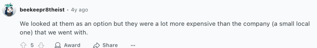 A Reddit post about Sunrun