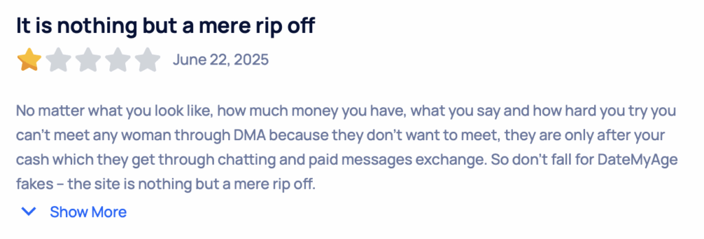 Negative DateMyAge review