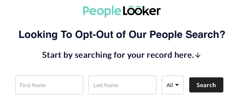 Opt out of People Looker