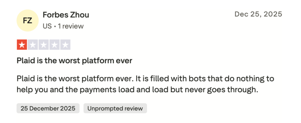 Negative Plaid review