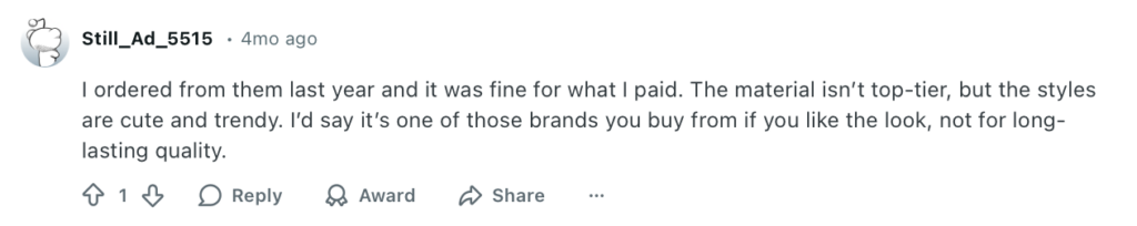 Reddit comment about Commense