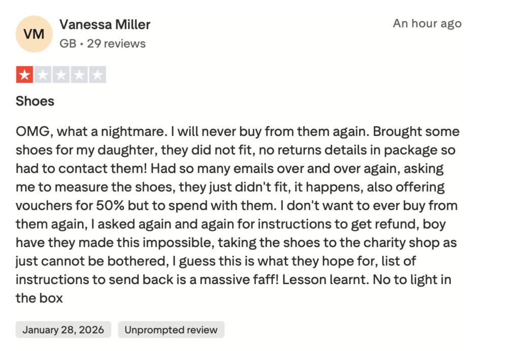 Negative Light In The Box review