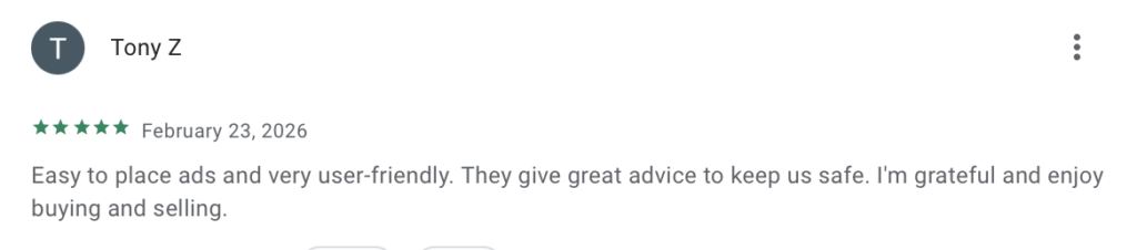 Positive OfferUp review