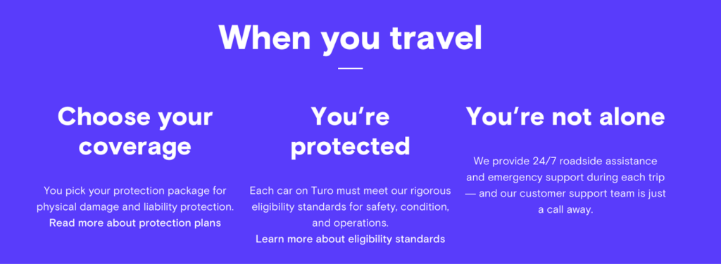 Turo guest security site section 