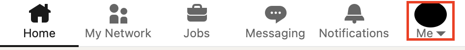 LinkedIn profile icon