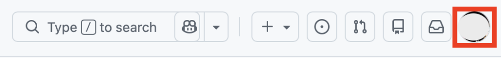 GitHub profile icon