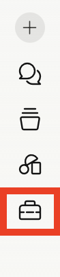 Claude briefcase icon