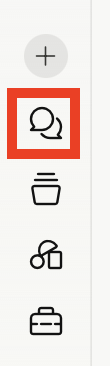 Claude speech bubble icon