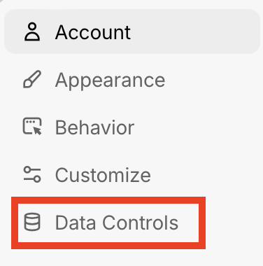 Grok "Data Controls" 